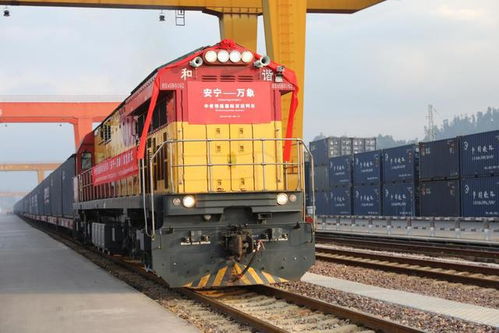 安寧 萬(wàn)象中老鐵路國(guó)際貨運(yùn)列車(chē)首發(fā)